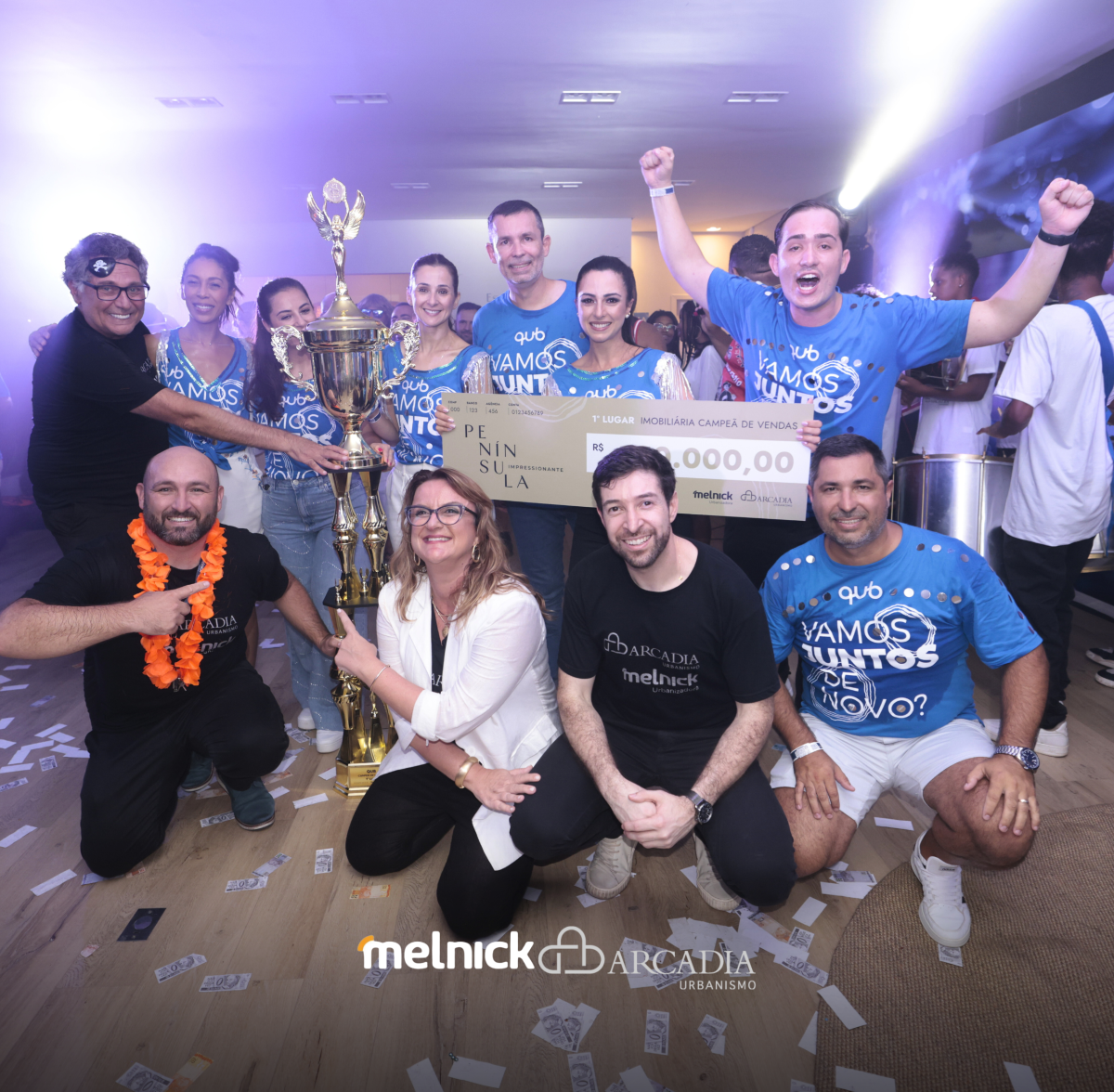 Qub Campeã de vendas Condomínio Península, no Litoral.