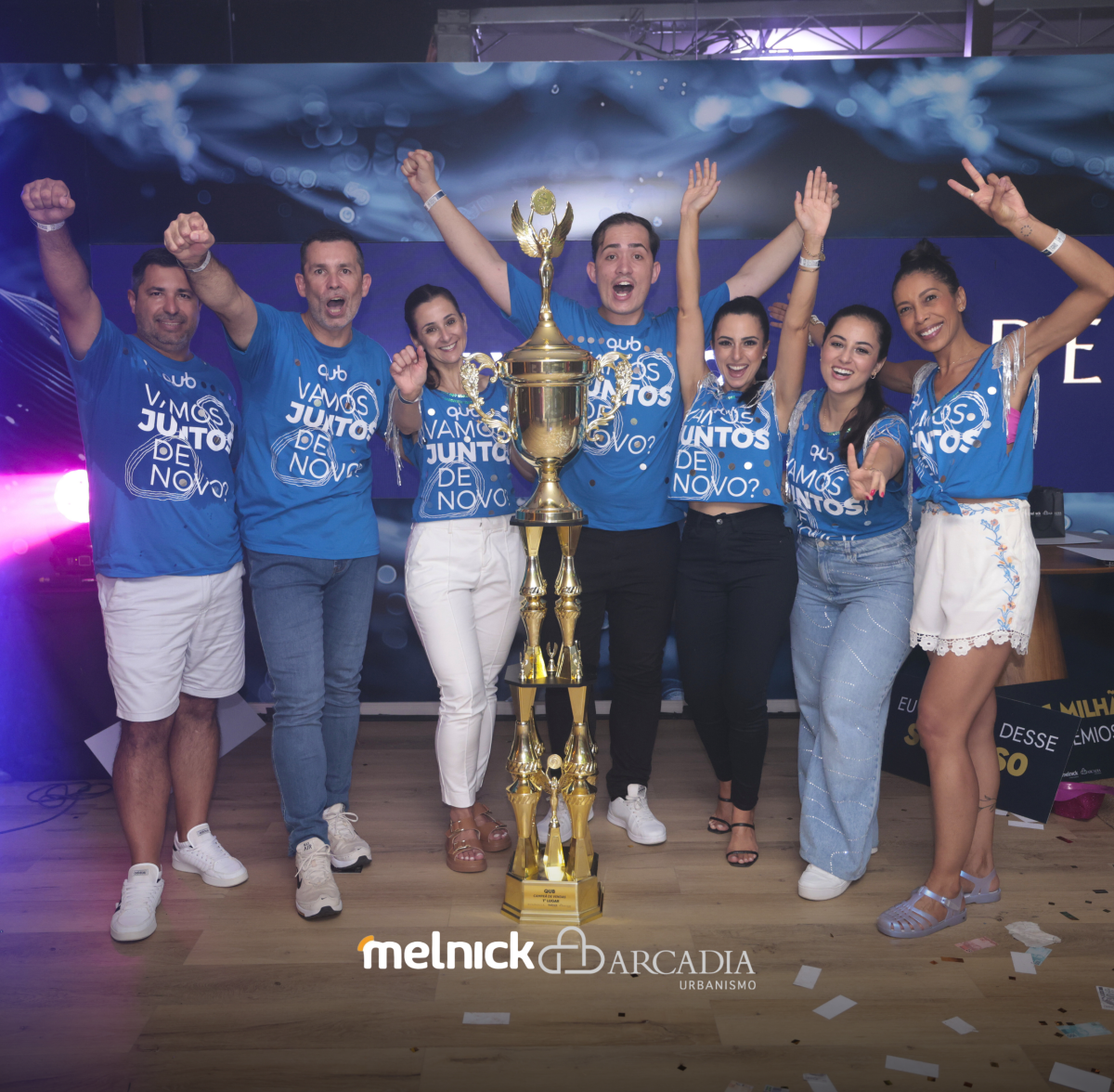 Qub premiada 1º lugar em vendas – Melnick e Arcádia